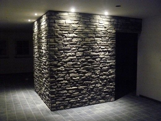 Mur intérieur en briques