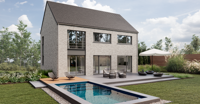 Maison clé sur porte PH37