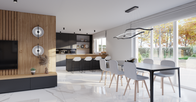 Salle à manger du modèle d'inspiration PH41